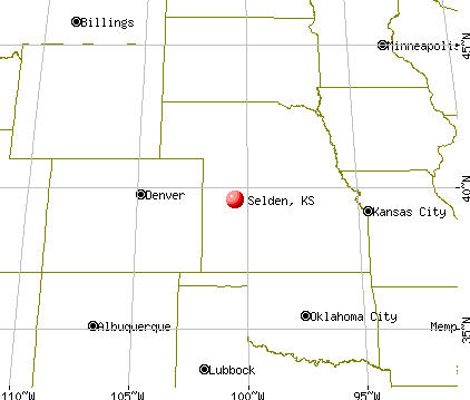 Selden, Kansas map