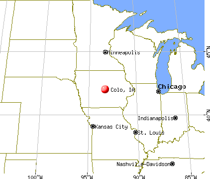 Colo, Iowa map