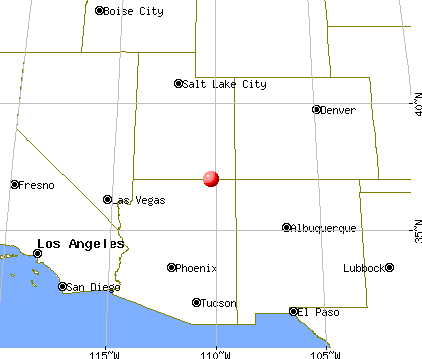 Oljato-Monument Valley, Utah map