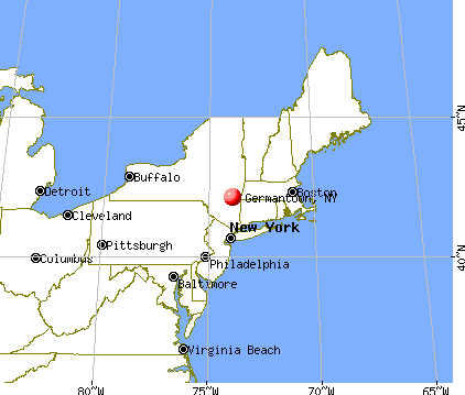 Germantown, New York map