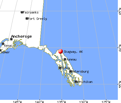 Skagway, Alaska map