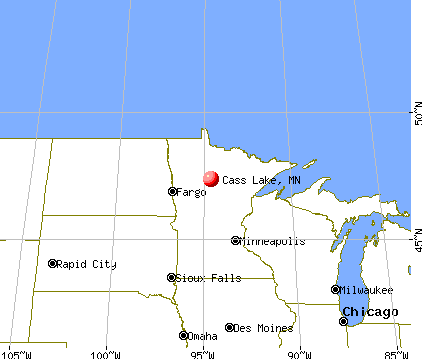 Cass Lake, Minnesota map
