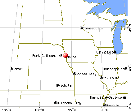 Fort Calhoun, Nebraska map