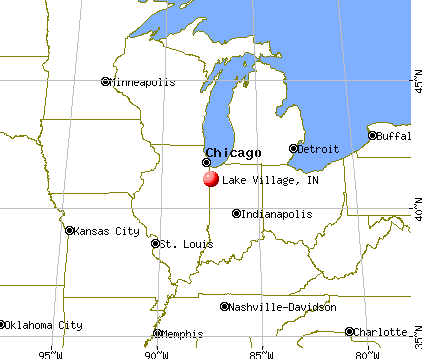 Lake Village, Indiana map