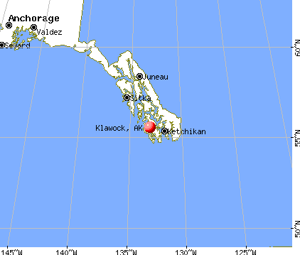 Klawock, Alaska map