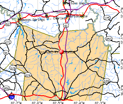 Crofton, KY map