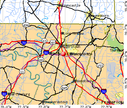 Funkstown, MD map