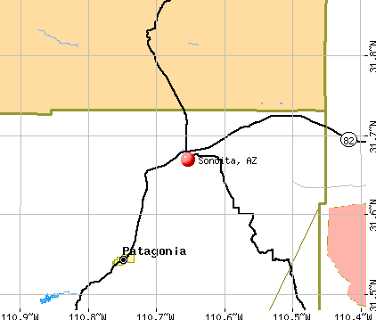 Sonoita, AZ map