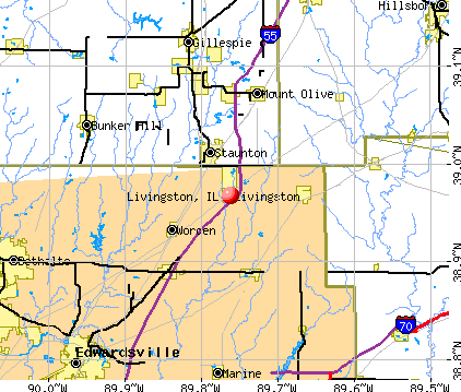 Livingston, IL map