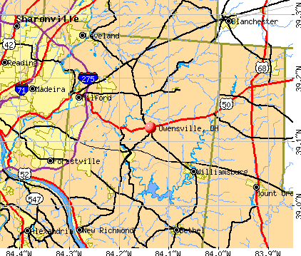 Owensville, OH map