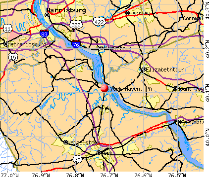 York Haven, PA map