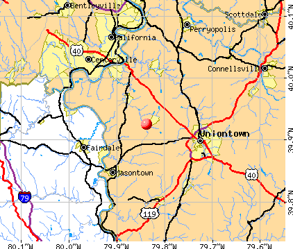 New Salem-Buffington, PA map