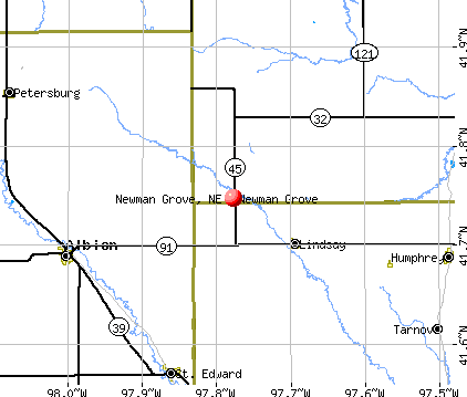 Newman Grove, NE map