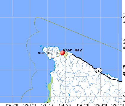 Neah Bay, WA map