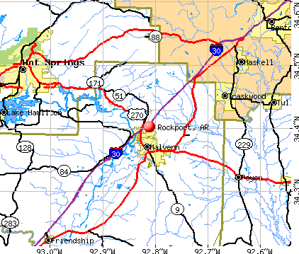 Rockport, AR map