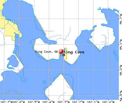 King Cove, AK map