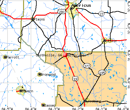 Smithville, GA map