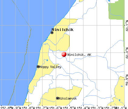 Ninilchik, AK map