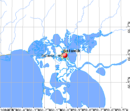 Selawik, AK map
