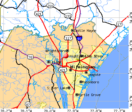 Hightsville, NC map