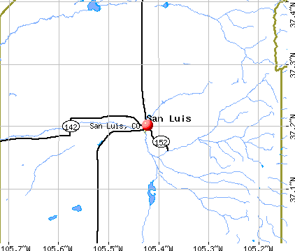 San Luis, CO map