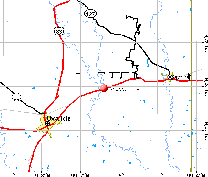 Knippa, TX map