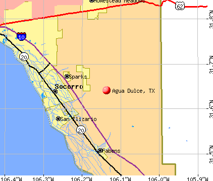 Agua Dulce, TX map