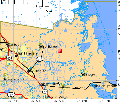 Arroyo Gardens-La Tina Ranch, TX map