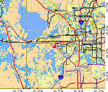 Gotha, FL map