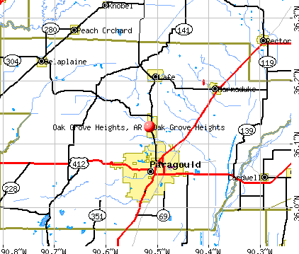 Oak Grove Arkansas Map Oak Grove Heights, Arkansas (Ar 72450) Profile: Population, Maps, Real  Estate, Averages, Homes, Statistics, Relocation, Travel, Jobs, Hospitals,  Schools, Crime, Moving, Houses, News, Sex Offenders