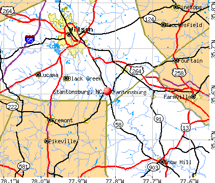Stantonsburg, NC map