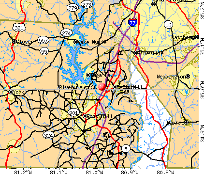 Riverview, SC map