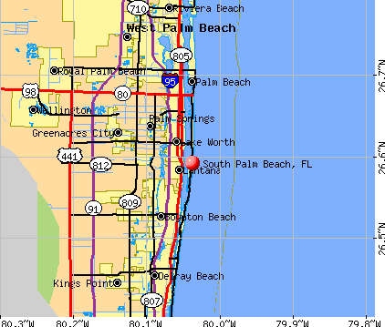 South Palm Beach, FL map