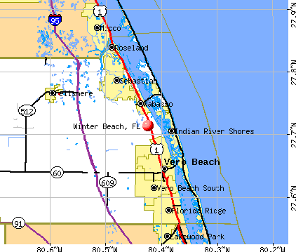 Winter Beach, FL map