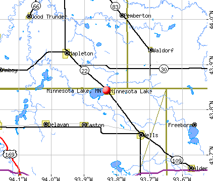Minnesota Lake, MN map