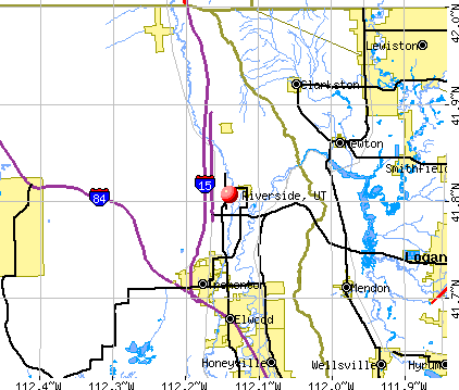 Riverside, UT map