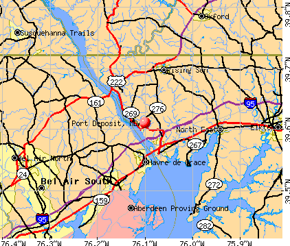 Port Deposit, MD map