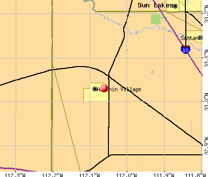 Ak-Chin Village, AZ map