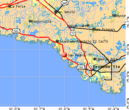 San Pedro, TX map