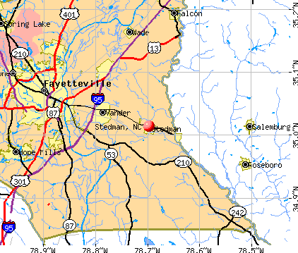 Stedman, NC map