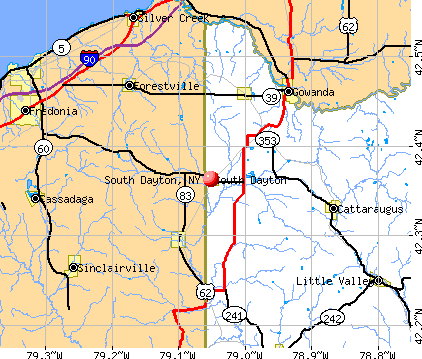 South Dayton, NY map