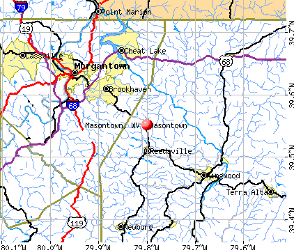 Masontown West Virginia WV 26542 Profile Population Maps Real