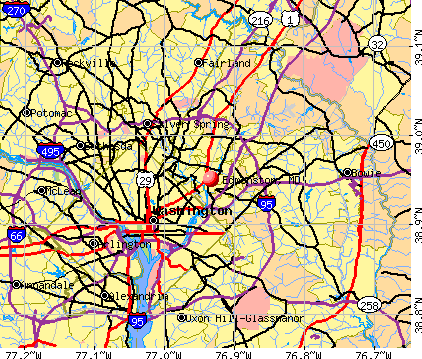 Edmonston, MD map