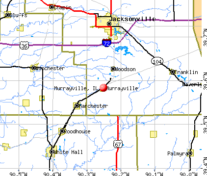 Murrayville, IL map