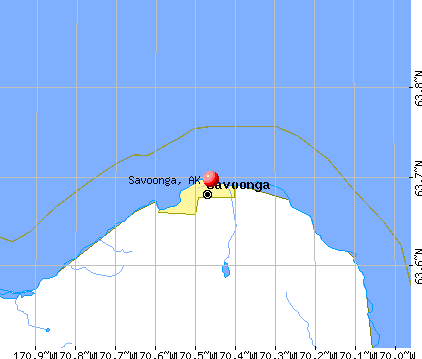 Savoonga, AK map