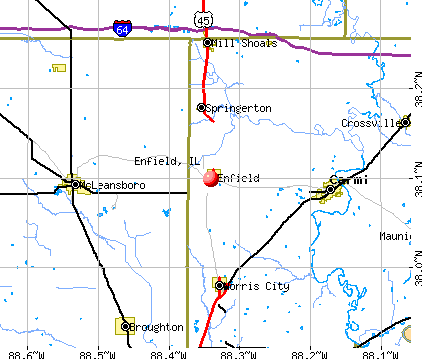 Enfield, IL map