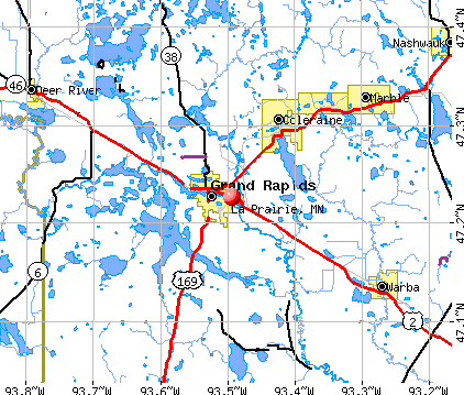La Prairie, MN map