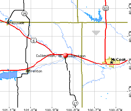 Culbertson, NE map