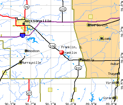 Franklin, IL map