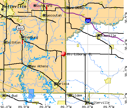 St. Libory, IL map